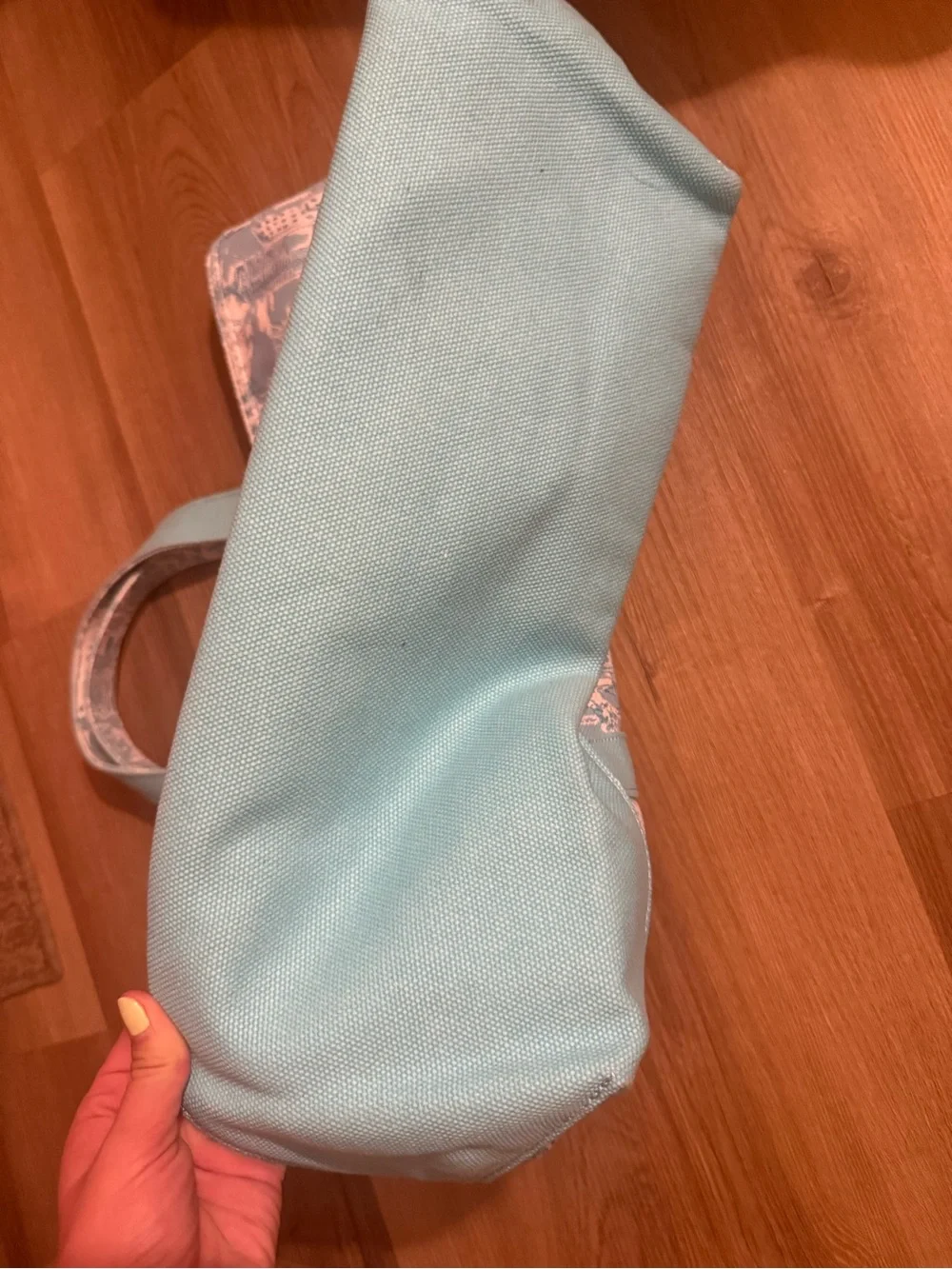 Lilly Pulitzer Aqua New York City-Print Canvas Tote